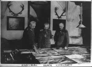 German generals looking at map