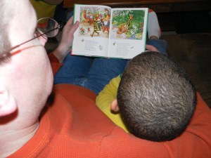 Reading German books