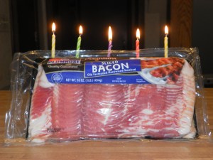 birthday bacon