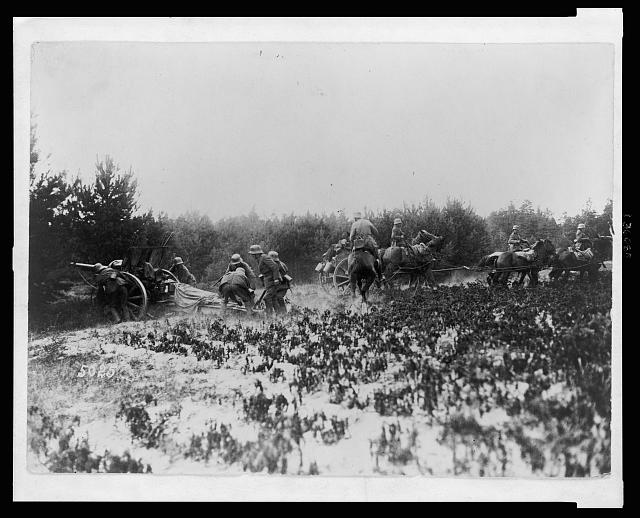 WWI German artillery
