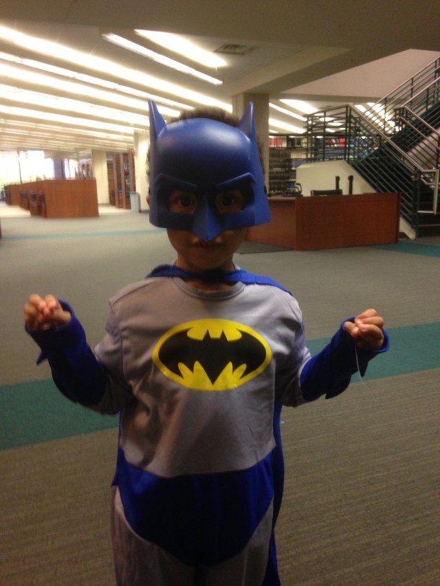 I'll always remember you this way, Batman: when you were still warm and dry.